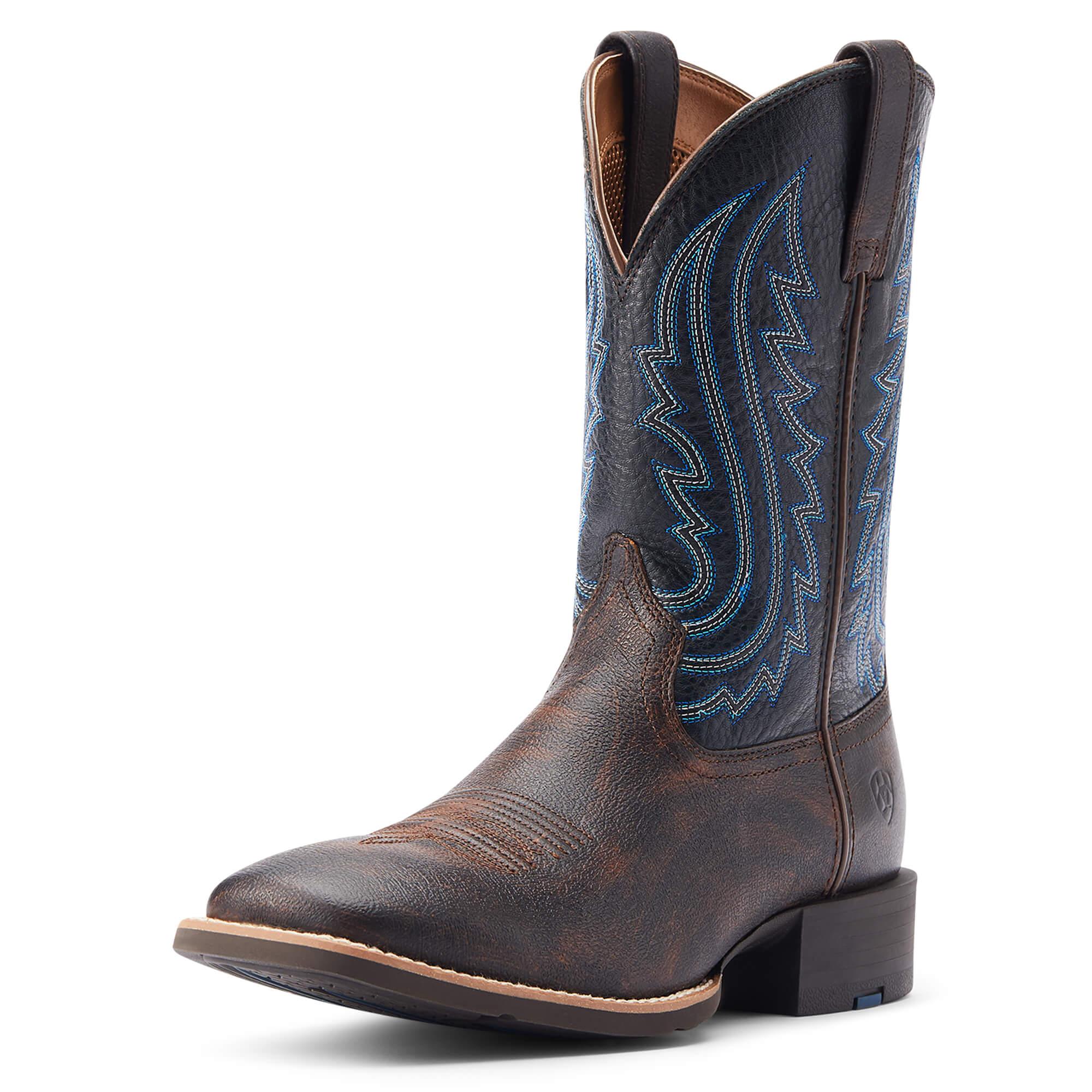 Mens cowboy riding top boots