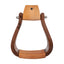 Pool's wooden western stirrups wide bench