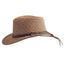 American hat makers Gorge | Leder-Cowboyhut für Herren mit Lederhutband