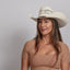 American hat makers Montana | Chapeau de cow-girl en paille pour femmes avec bandeau de chapeau occidental