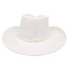 American hat makers Blizzard | Chapeau de cowboy en cuir blanc pour homme