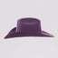 Americn hat makers cattleman Chapeau de cow-girl en feutre pour femme Cattleman avec bandeau de chapeau western violet