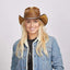 American hat makers Cyclone | Chapeau de cowgirl en cuir américain pour femme