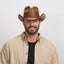 American hat makers Cyclone | Chapeau de cowboy en cuir pour hommes