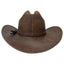 Americn hat makers Gorge | Chapeau de Cowboy Cattleman en Cuir pour Homme avec Bande de Chapeau en Cuir