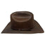 Americn hat makers Gorge | Chapeau de Cowboy Cattleman en Cuir pour Homme avec Bande de Chapeau en Cuir