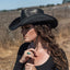 American hat makers Hollywood | Womens Leather Cowgirl Hat