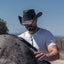 American hat makers Hollywood | Mens Leather Cowboy Hat