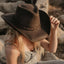 American hat makers Hollywood | Leder-Cowgirlhut für Damen