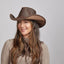 American hat makers Hollywood | Leder-Cowgirlhut für Damen