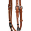 Pool's bicolor bosal set with horsehair mecate reins