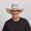 American hat makers Trail Boss | Mens Open Crown Bangora Straw Cowboy Hat