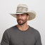 American hat makers Trail Boss | Mens Open Crown Bangora Straw Cowboy Hat