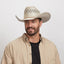 American hat makers Waco | Mens Shantung Straw Cowboy Hut