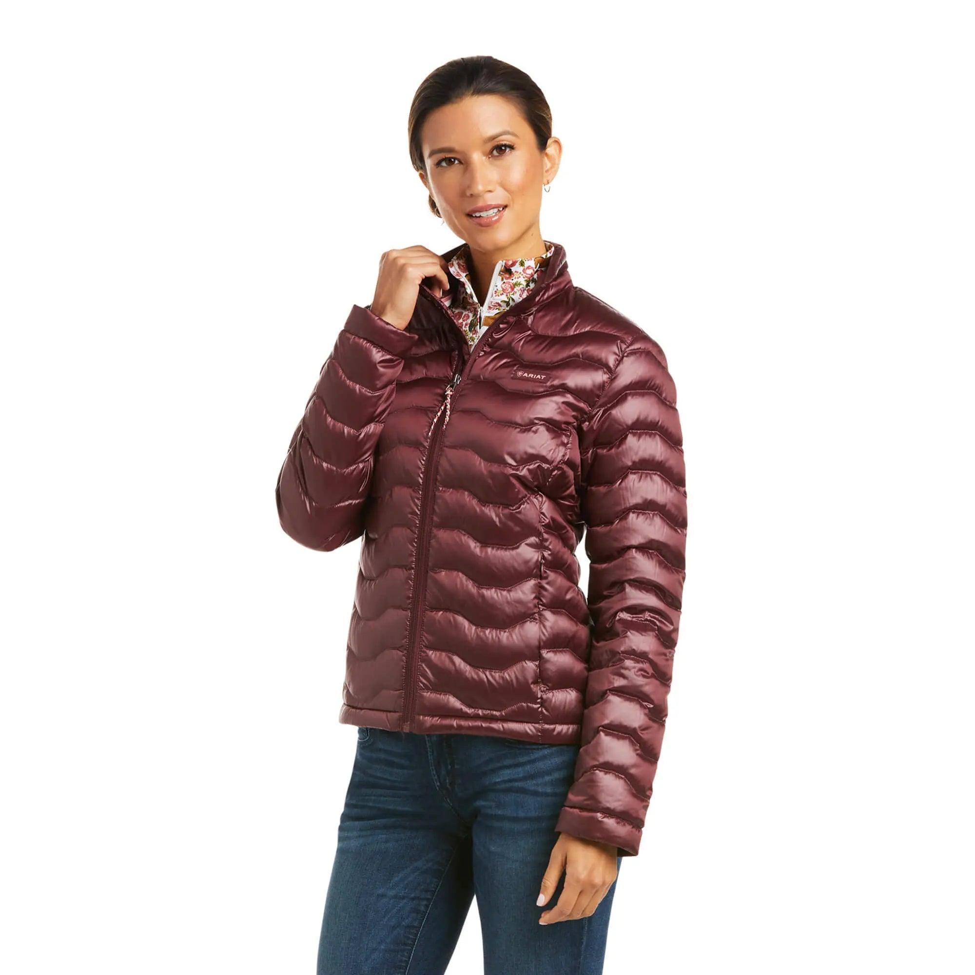 Ariat ideal down jacket grisblue best sale