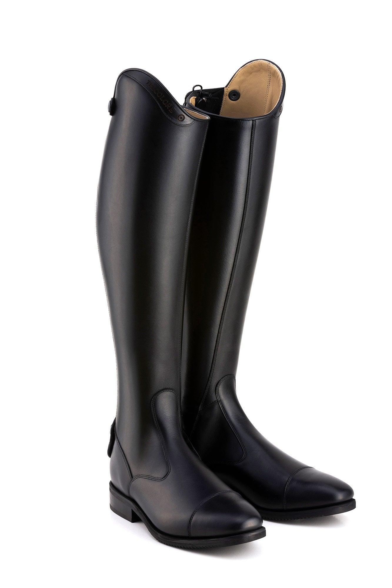 De Niro Tricolore Italo 01 boot smooth black leather – HorseworldEU