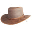 American hat makers Gorge | Heren leren veehoeder cowboyhoed met leren hoedband