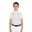 Equestro boys slim fit competition polo shirt with four buttons - HorseworldEU