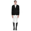 Equestro men's competition jacket three buttons perforated fabric - HorseworldEU