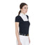 Equestro women's short sleeved slim fit competition polo shirt - HorseworldEU